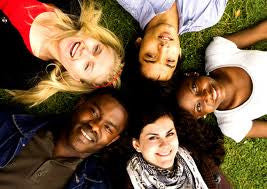 Group posing for picture