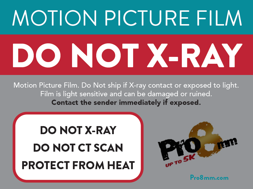 Do Not X-Ray Sticker